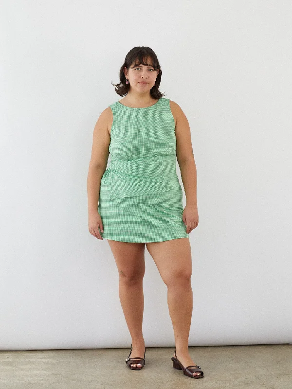 Darcy Skort - Pesto Gingham