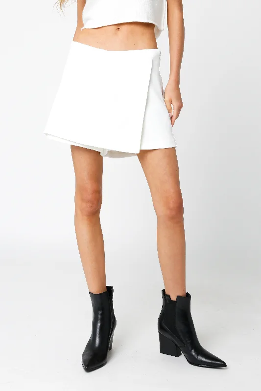 Into You Skort White