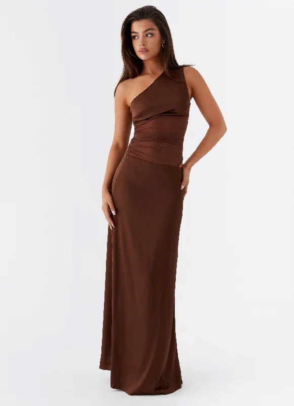 Juliette Maxi Dress - Chocolate