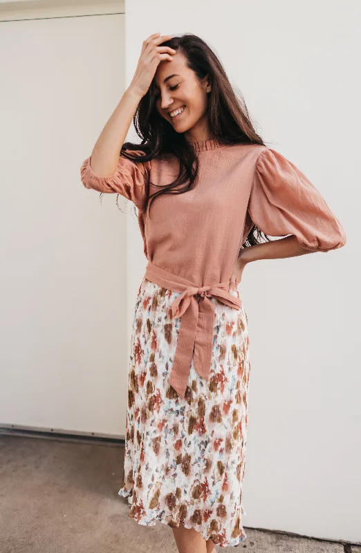 Kayla Floral Midi Skirt