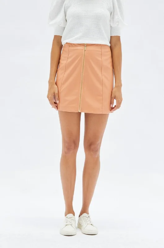 Mink Pink Zahlee PU Mini Skirt