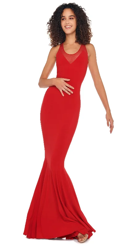 RACER FISHTAIL GOWN