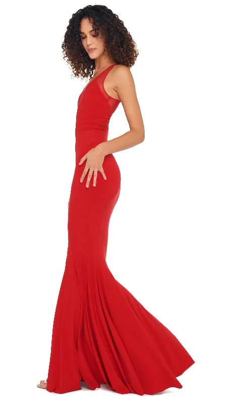 RACER FISHTAIL GOWN