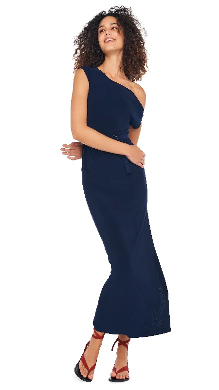 DROP SHOULDER GOWN