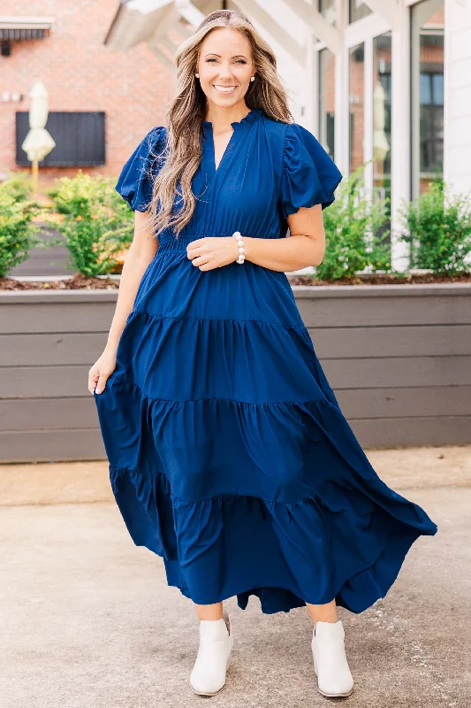 Everything I Love Dress, Navy