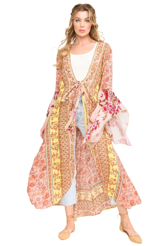 Aratta Silent Journey Roses Kimono