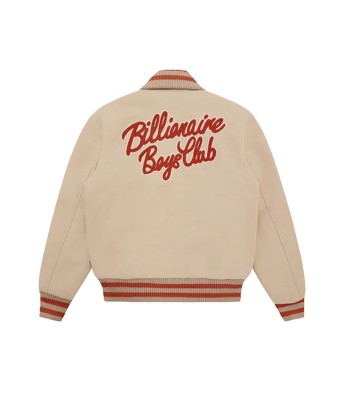 ASTRO VARSITY JACKET - CREAM