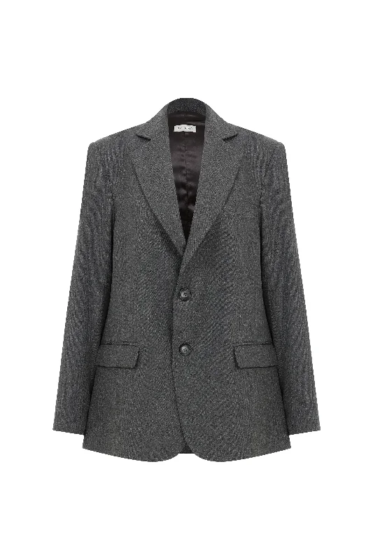 Boxy Blazer in Grey