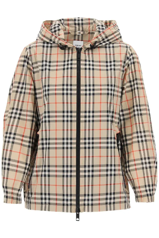 Burberry everton tartan windbreaker jacket 8059490 ARCHIVE BEIGE IP CHK