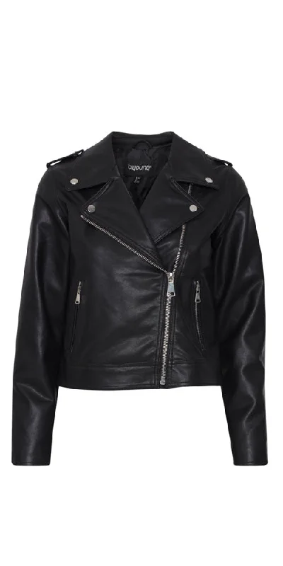 B.Young Faux Leather Biker Jacket