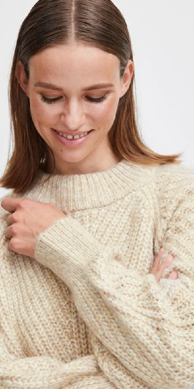 B.Young Oksana Pullover, oatmeal