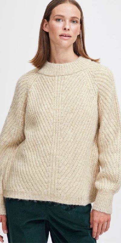 B.Young Oksana Pullover, oatmeal