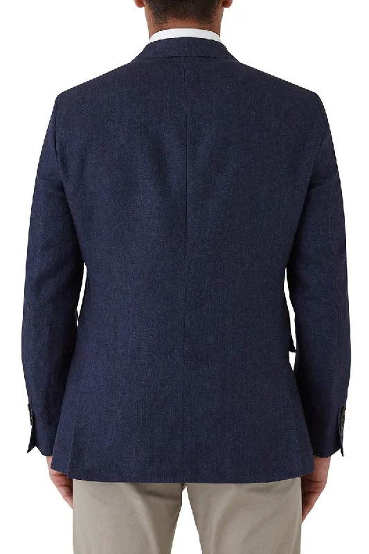 Cambridge - Hawthorn Jacket - Navy Linen