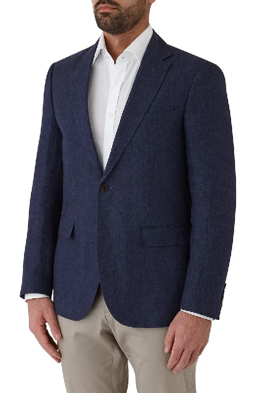 Cambridge - Hawthorn Jacket - Navy Linen