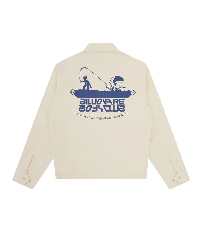 CATCH AND REEL BLOUSON - CREAM