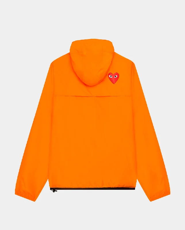 J502 K-WAY JACKET HALF ZIP / ORANGE