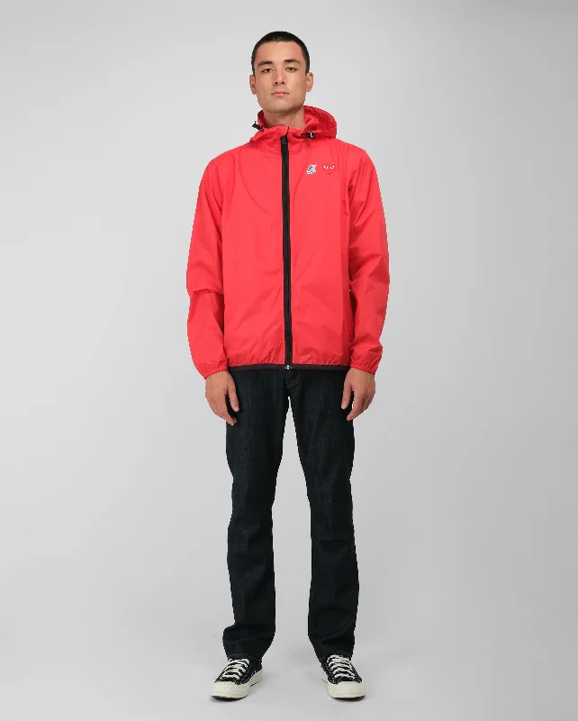 J501 K-WAY HOODIE / RED