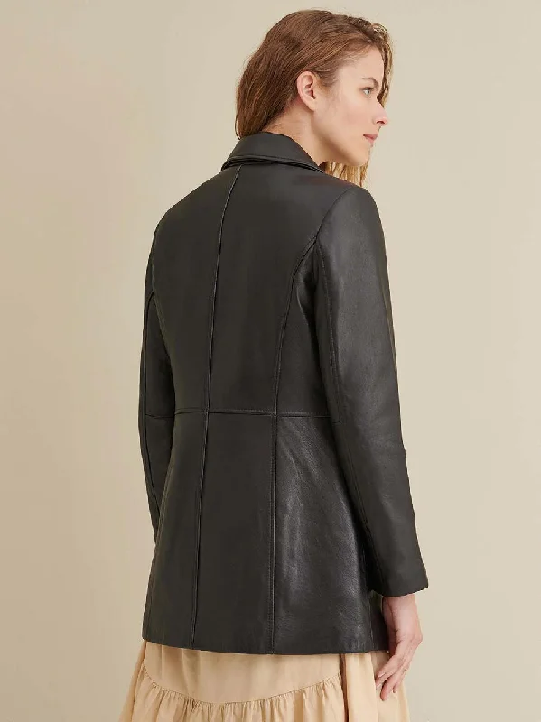 Charlotte Thinsulate Leather Car Coat