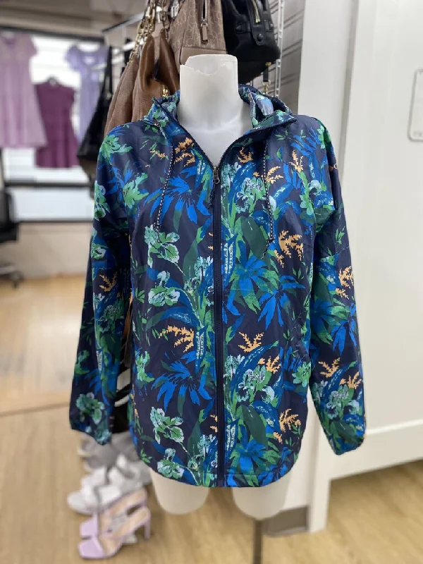 Columbia floral windbreaker M