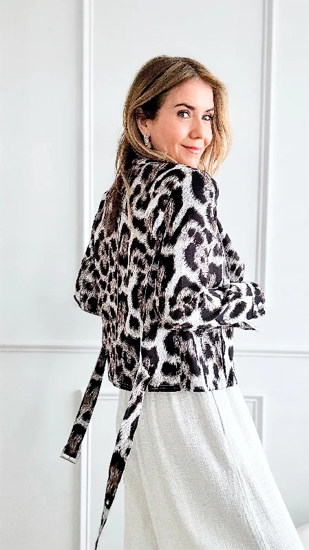 Wild Print Jacket