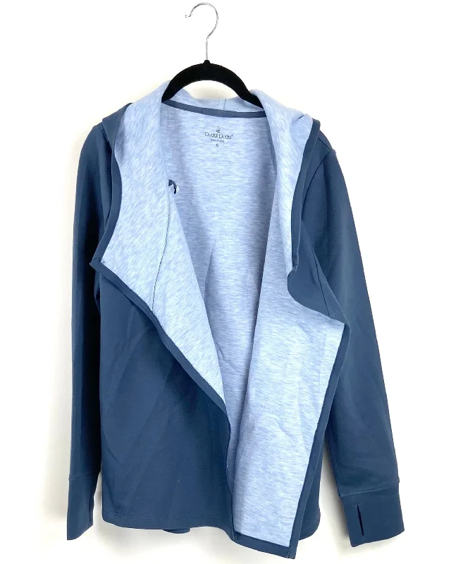 Blue Zip Up Jacket - Small