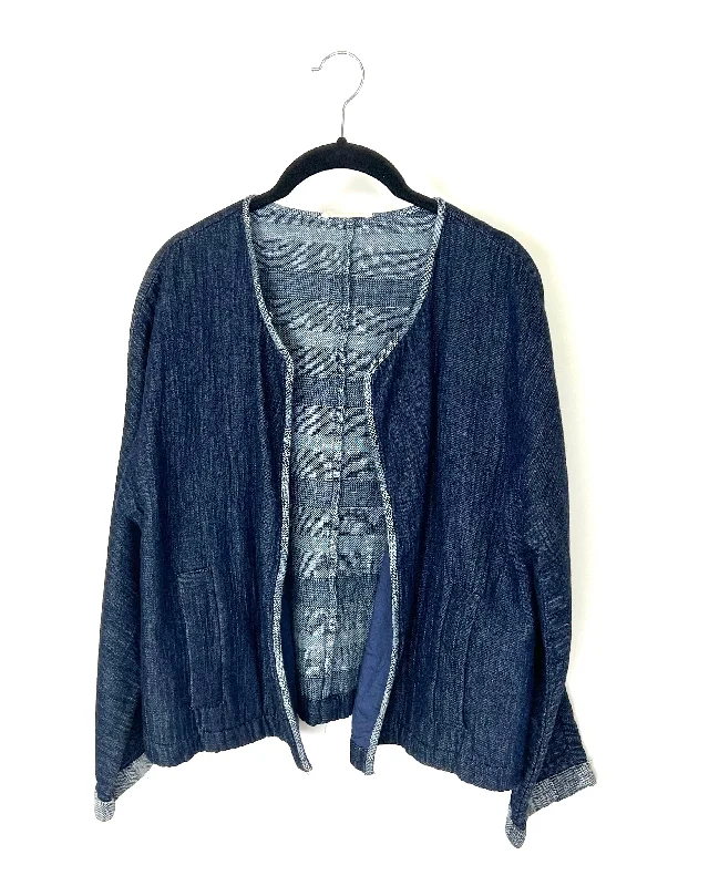 Denim Cotton Jacket - Size 4/6