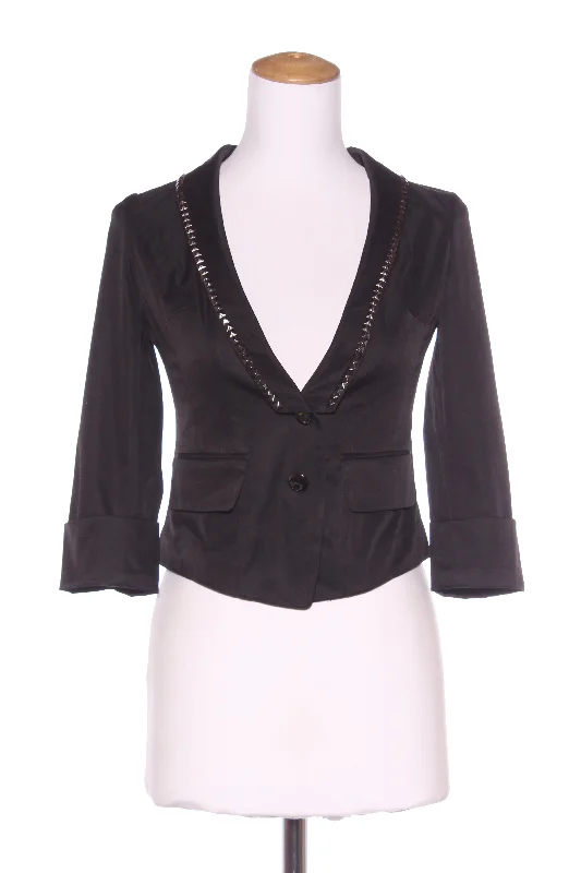 FORGE - Studded collar satin jacket! 8