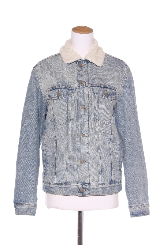 H&M - Sherpa lined denim jacket! 8-10