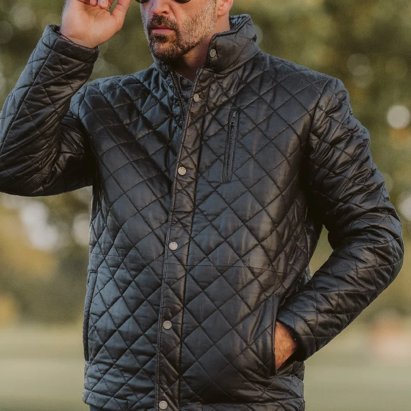 Limited Edition Highlands Quilted Leather Jacket | Black