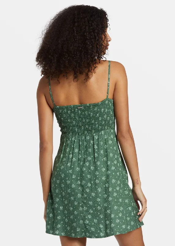 Island Calling Mini Dress - Emerald Bay