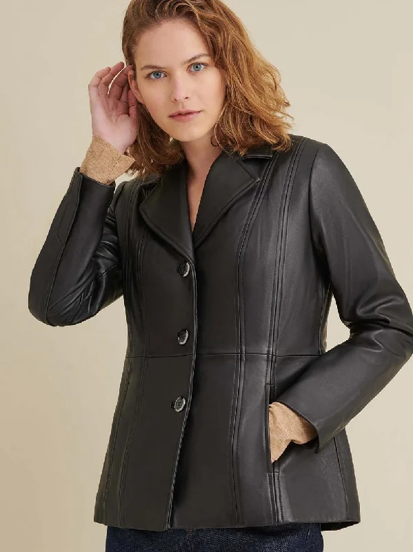 Jill Thinsulate Leather Blazer