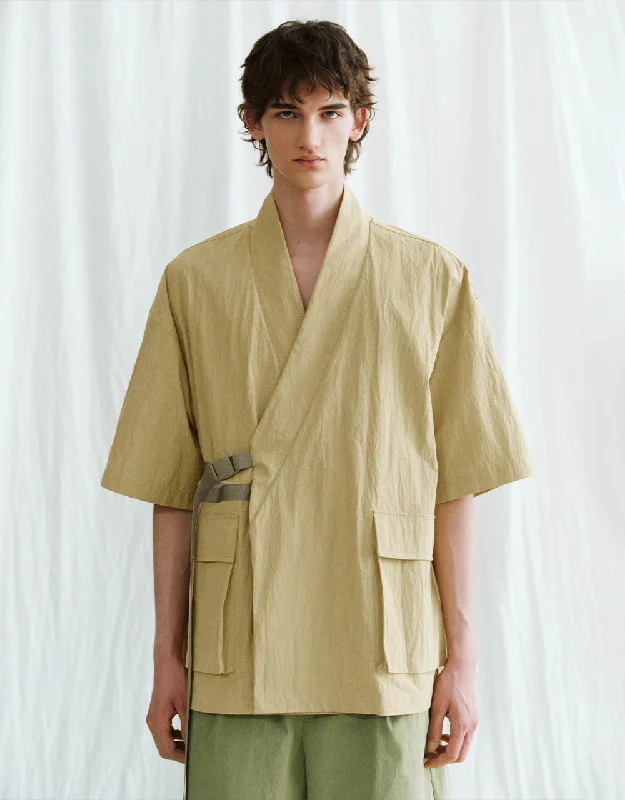 Kimono Lapel Straight Jacket