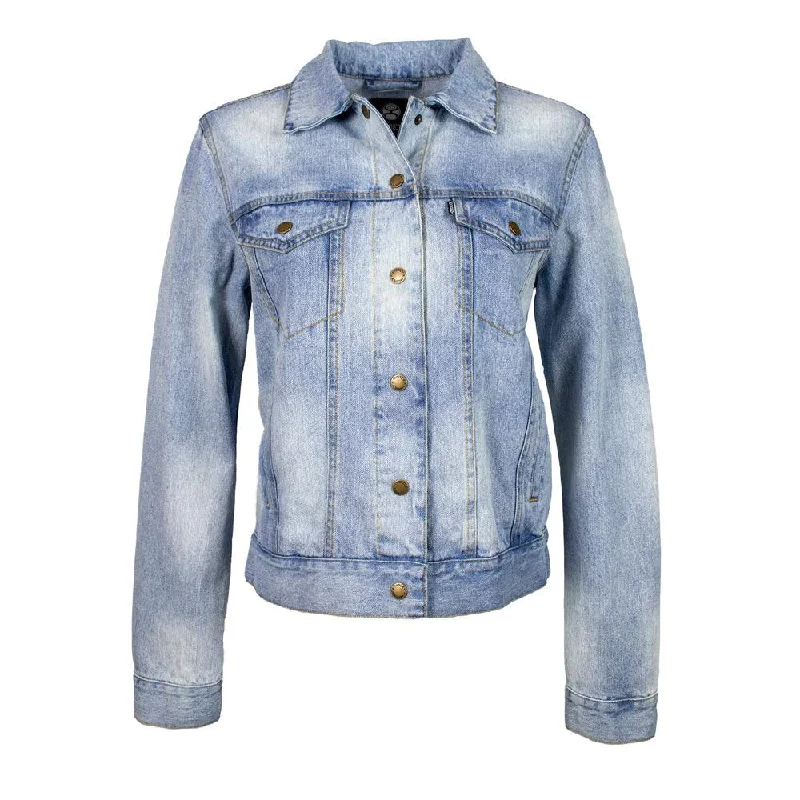 ""Ladies Hooey Classic Denim Jacket"" Light Wash