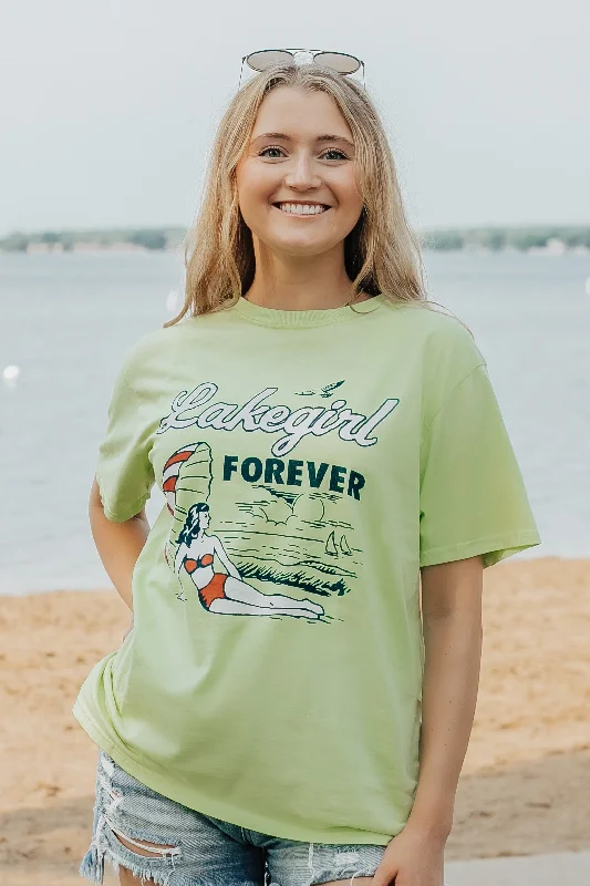 Lakegirl Ringspun Short Sleeve in Lime