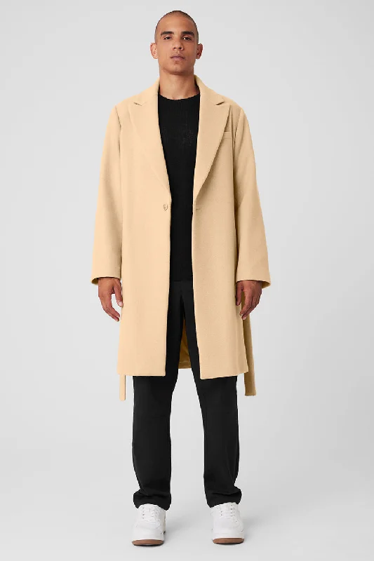 Wool Gameday Overcoat - Camel