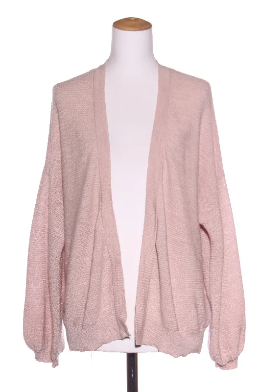 MAX - Billow sleeve merino cardi - Blush! 14