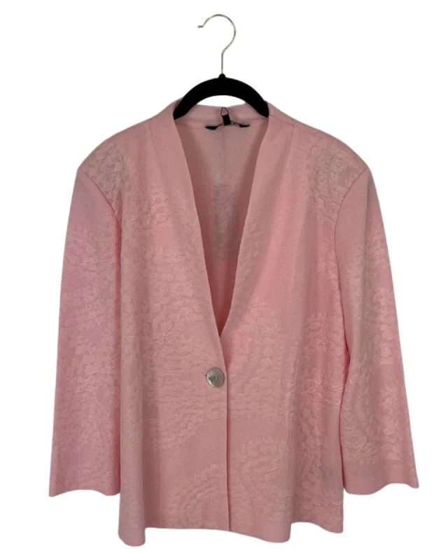 Baby Pink Cardigan - Size 14-16 and 28W-30W