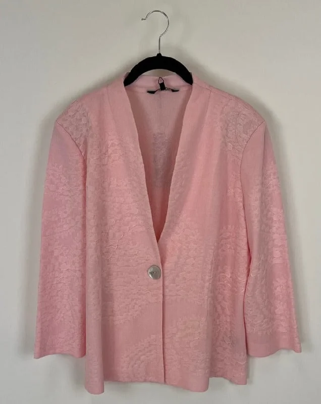 Baby Pink Cardigan - Size 14-16 and 28W-30W