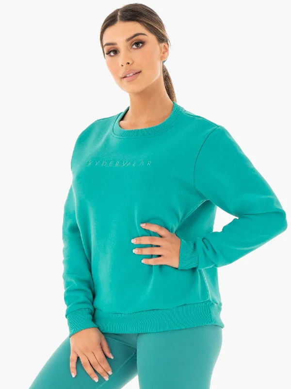 Motion Oversized Sweater - Teal