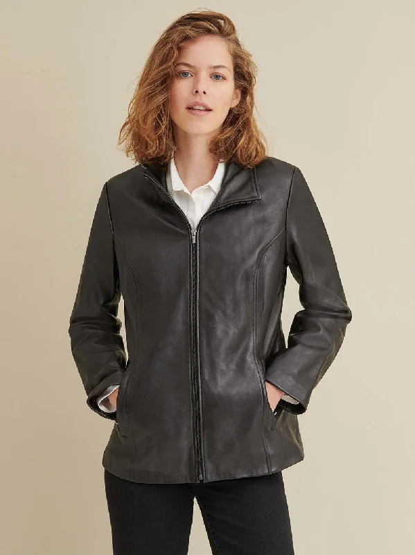 Natalie Thinsulate Womens Leather Jacket