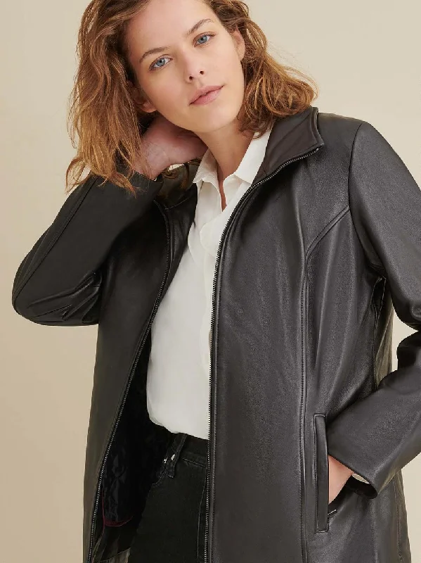 Natalie Thinsulate Womens Leather Jacket