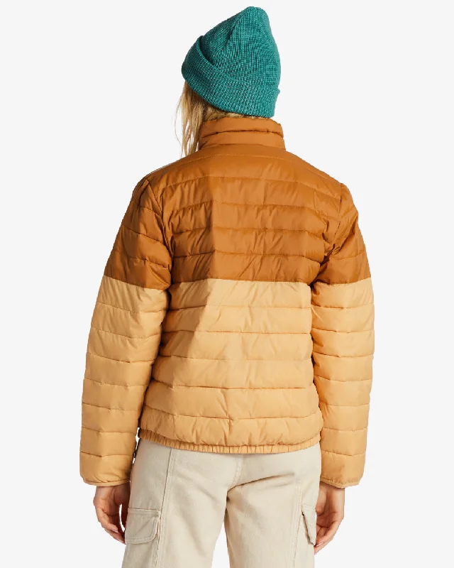 Never Stop Zip-Up Jacket - Caramel