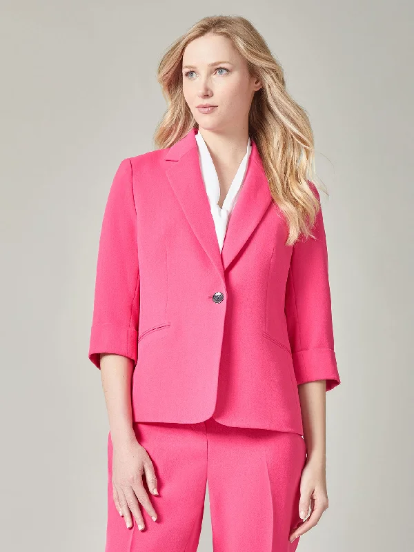 Petite Ava Jacket, Iconic Stretch Crepe