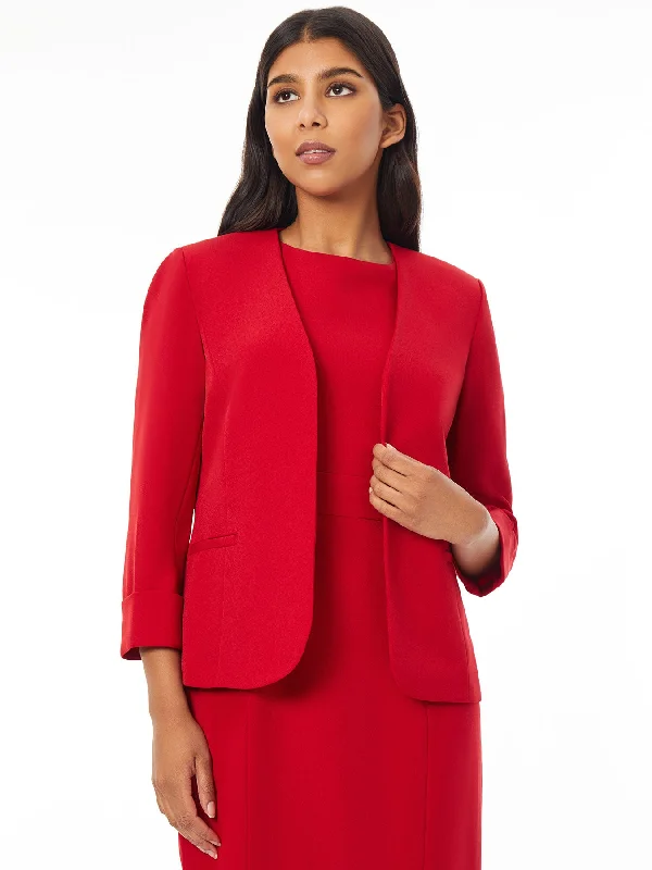 Plus Elle Jacket, Iconic Stretch Crepe