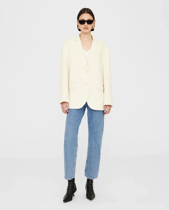 QUINN BLAZER / WHITE CASHMERE BLEND