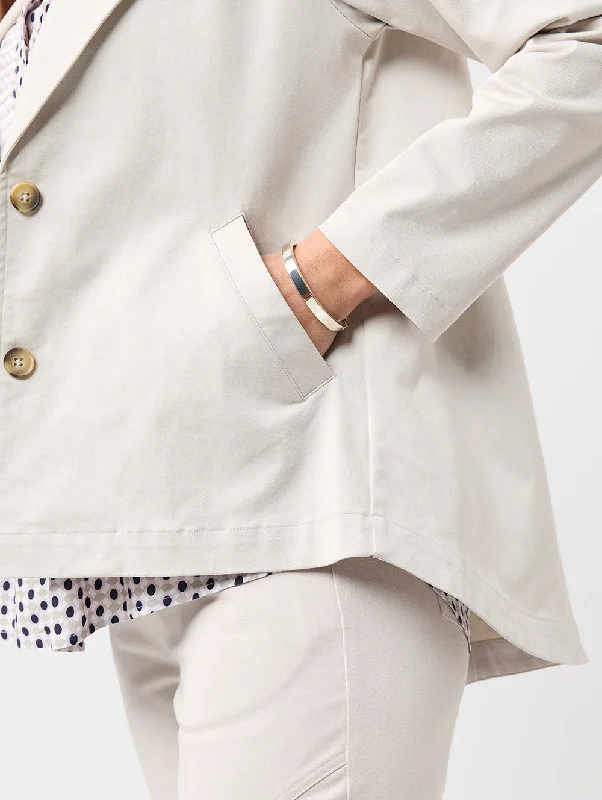 Taren Cropped Trench