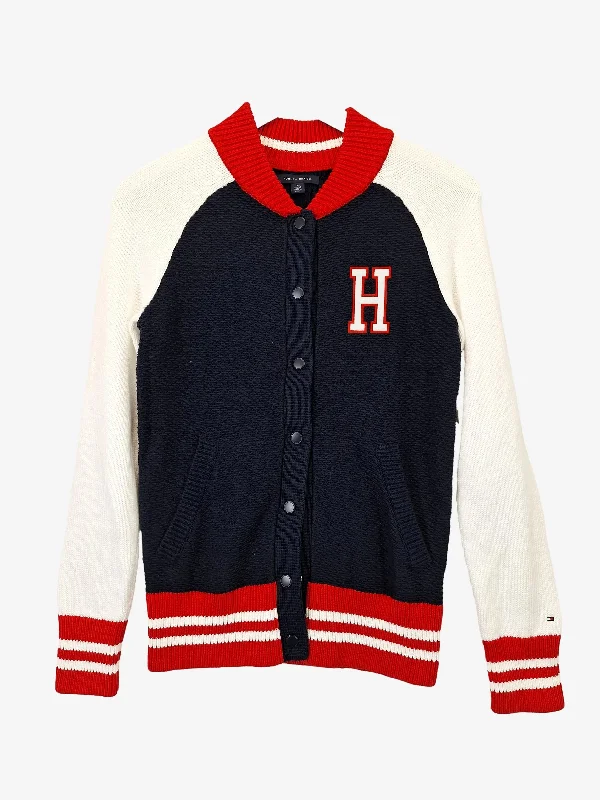 Tommy Hilfiger Classic Varsity Knit Cardigan Size XS