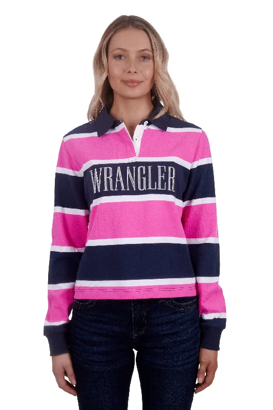 X4W2577074 Wrangler Women's Hattie Fashion Rugby