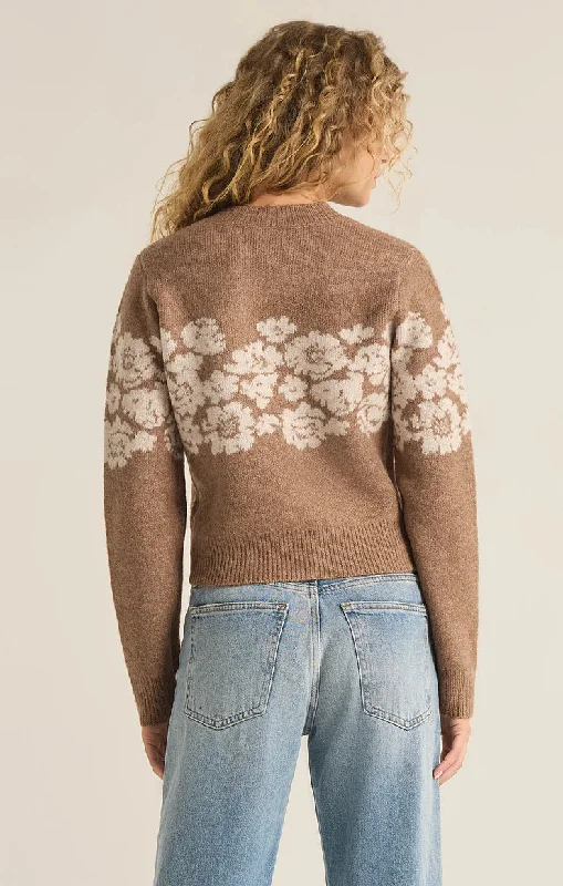 Z Supply Marisol Flora Sweater in Burro